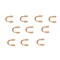JewelrySupply Wire Protector 4.5x3.5mm Rose Gold Filled (Package of 10)